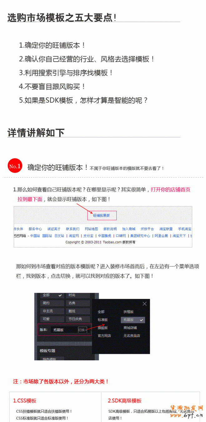 選個合適的裝修模版