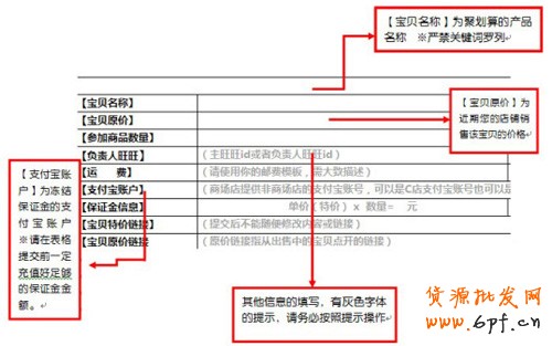 淘寶聚劃算開團前準備1